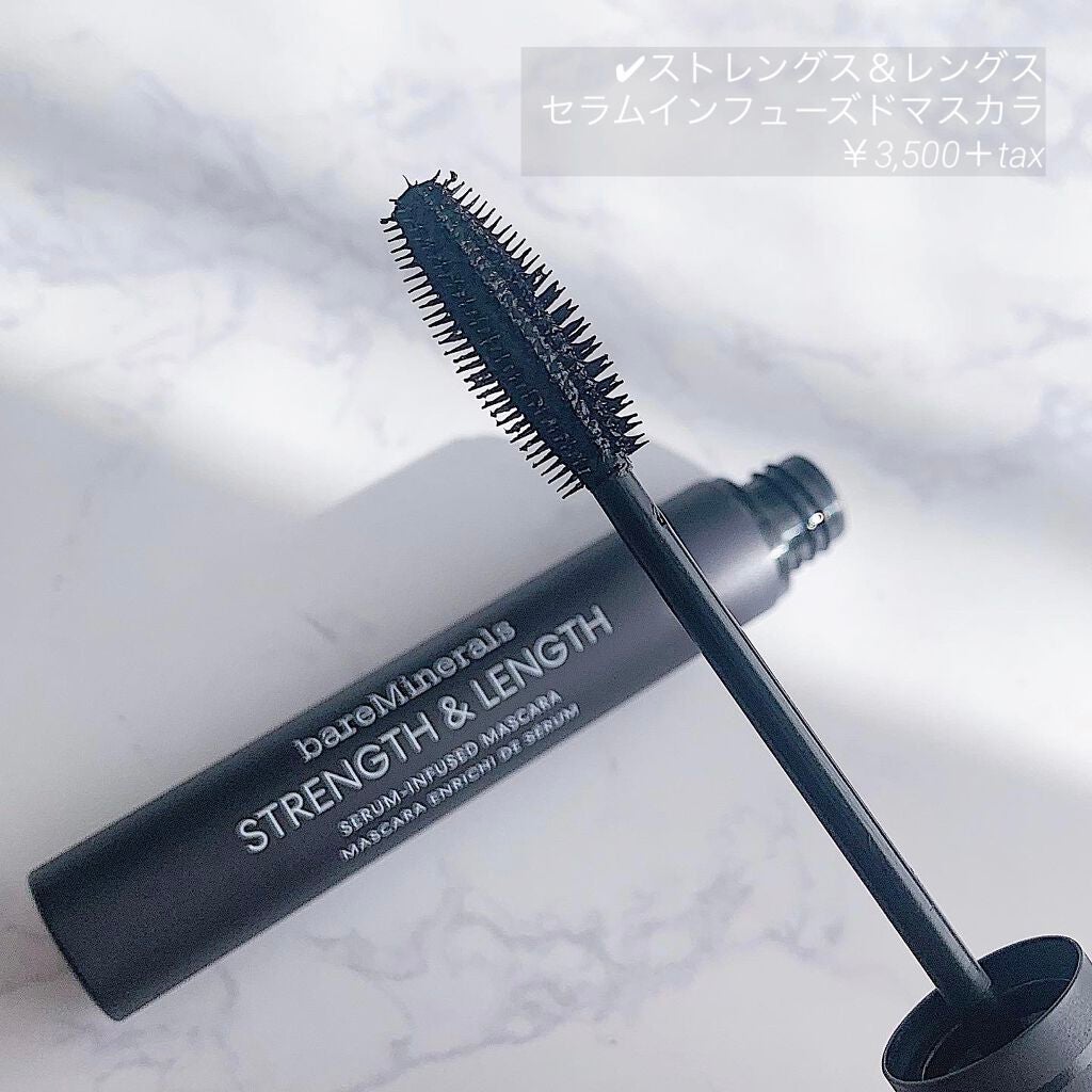 ストレングス & レングス セラム インフューズド マスカラ/bareMinerals/マスカラを使ったクチコミ(2枚目)