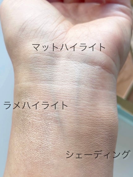 ハイライトシェーディングパレット/TIMAGE/パウダーハイライトを使ったクチコミ(5枚目)