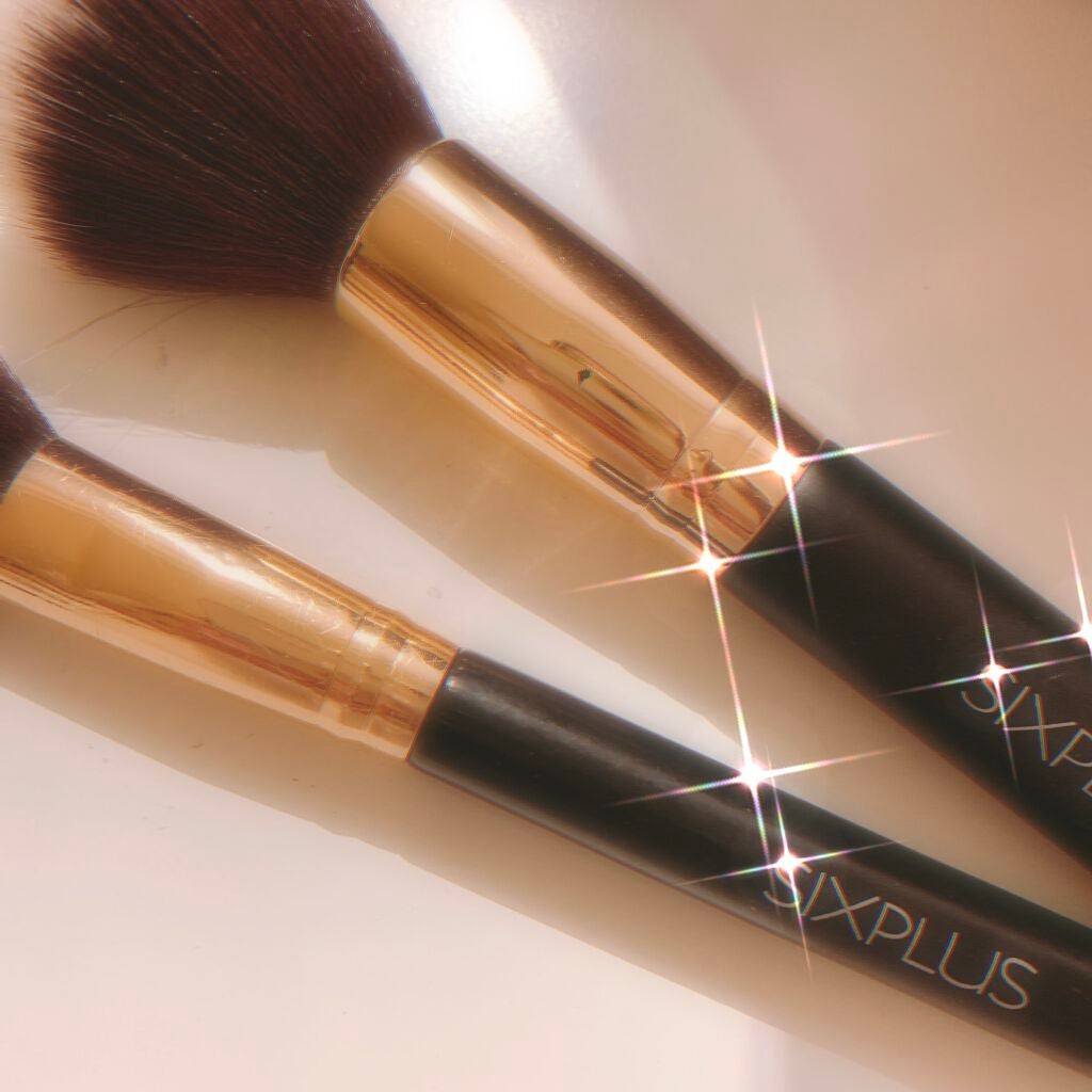 貴族のゴールド メイクブラシ11本セット 化粧ポーチ付き/SIXPLUS/メイクブラシを使ったクチコミ(1枚目)