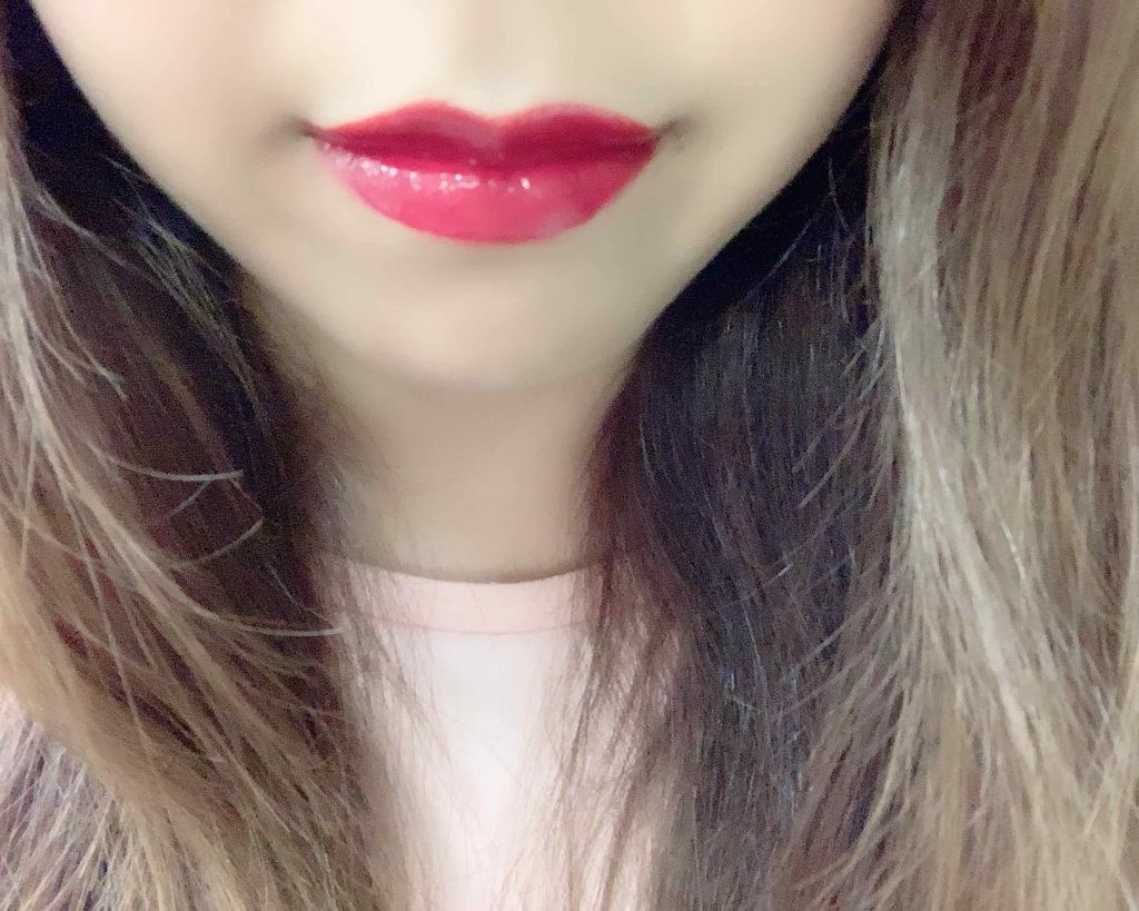 ディアダーリン ウォータージェルティント (アイスティント)/ETUDE/口紅を使ったクチコミ(4枚目)