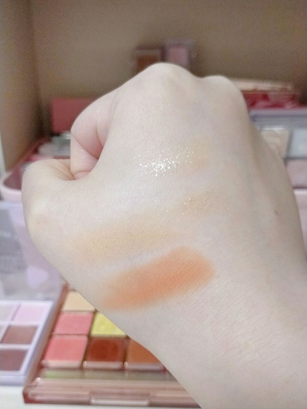 プレイカラーアイズ ≪ミルキーコレクション≫/ETUDE/アイシャドウパレットを使ったクチコミ（2枚目）