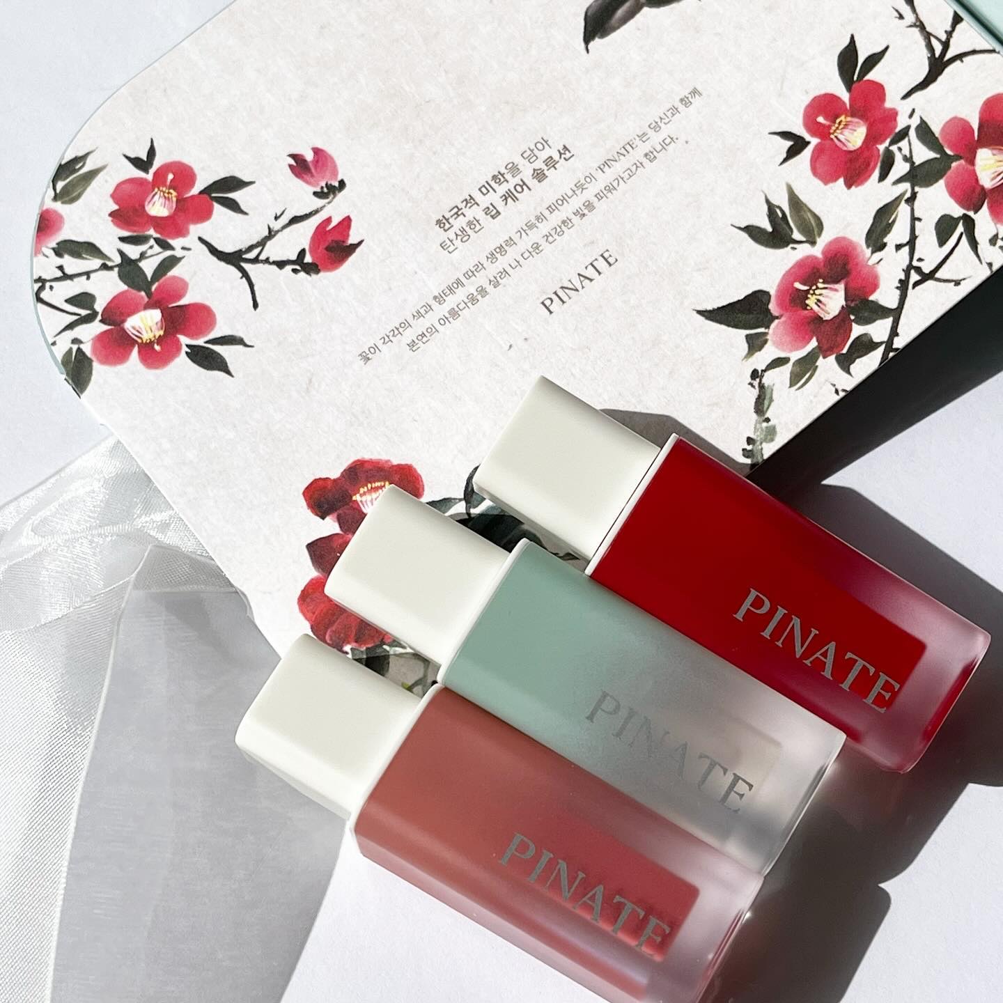 ナチュラルブルームリップオイルセラム 3色セット/PINATE/リップグロスを使ったクチコミ（1枚目）