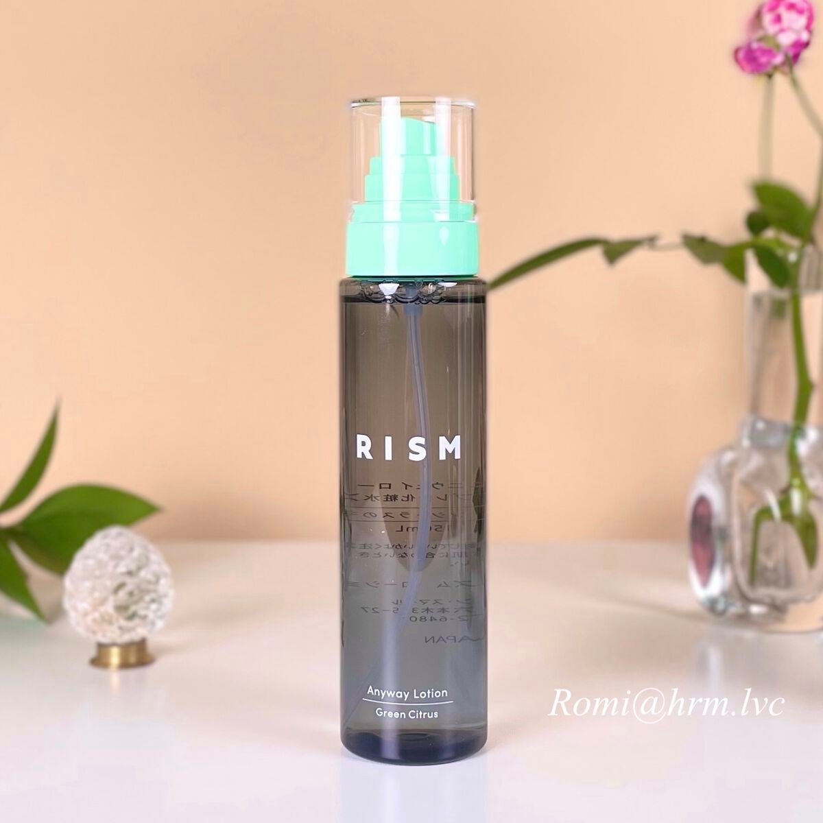 エニウェイ ローション グリーンシトラスの香り/RISM/ミスト状化粧水を使ったクチコミ(1枚目)