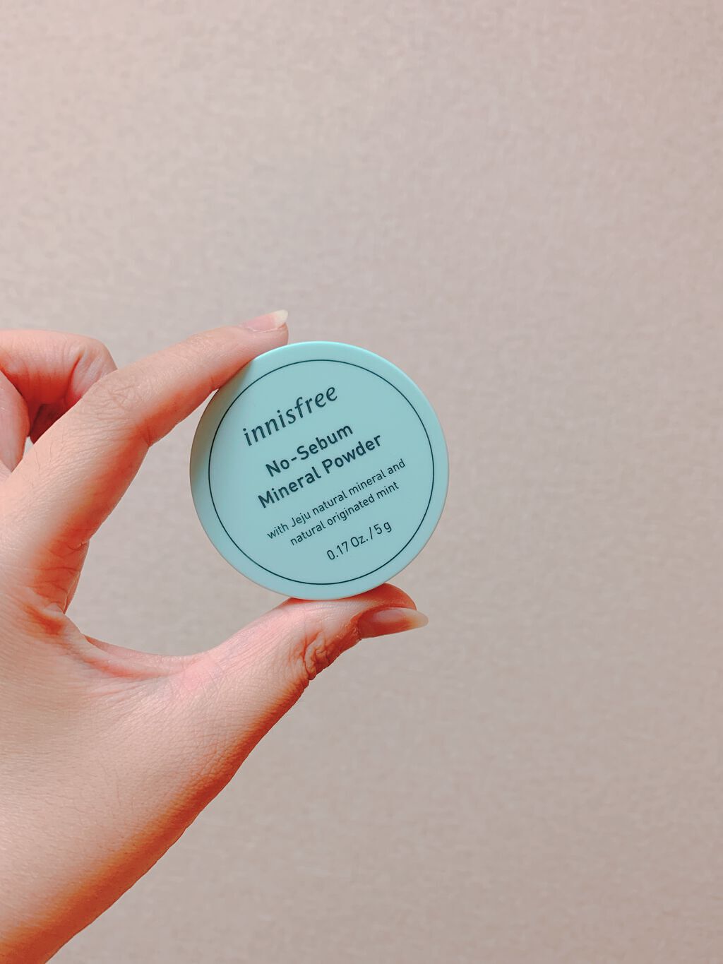 ノーセバム ミネラルパウダー N/innisfree/ルースパウダーを使ったクチコミ(1枚目)