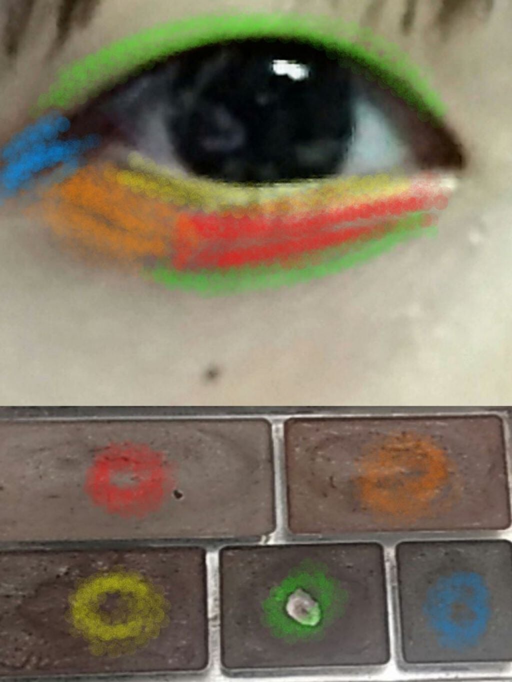 とうもろこし on LIPS 「東からこんにちは!あかちょるですスクールメイク編私は、小学生な..」(5枚目)