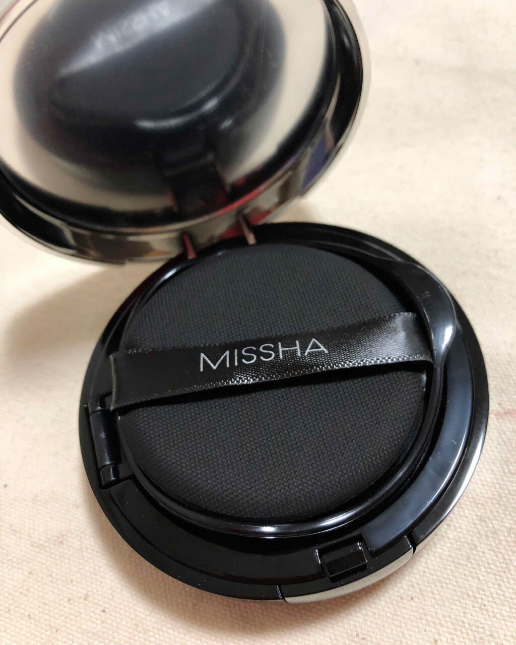 Ｍ クッションファンデーション（ネオカバー）/MISSHA/クッションファンデーションを使ったクチコミ（2枚目）