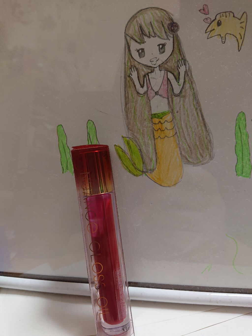 ニュアンスグロスオイル/excel/リップグロスを使ったクチコミ(1枚目)