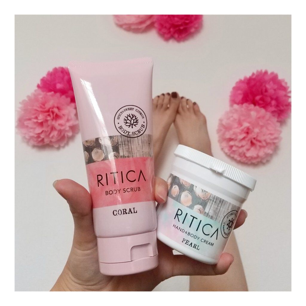 RITICA ハンド&ボディクリーム パール/ロゼット/ボディクリームを使ったクチコミ(1枚目)