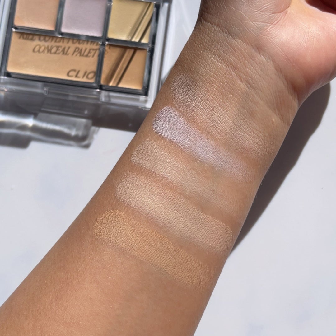 キル カバー ファンウェア コンシール パレット/CLIO/パレットコンシーラーを使ったクチコミ(5枚目)