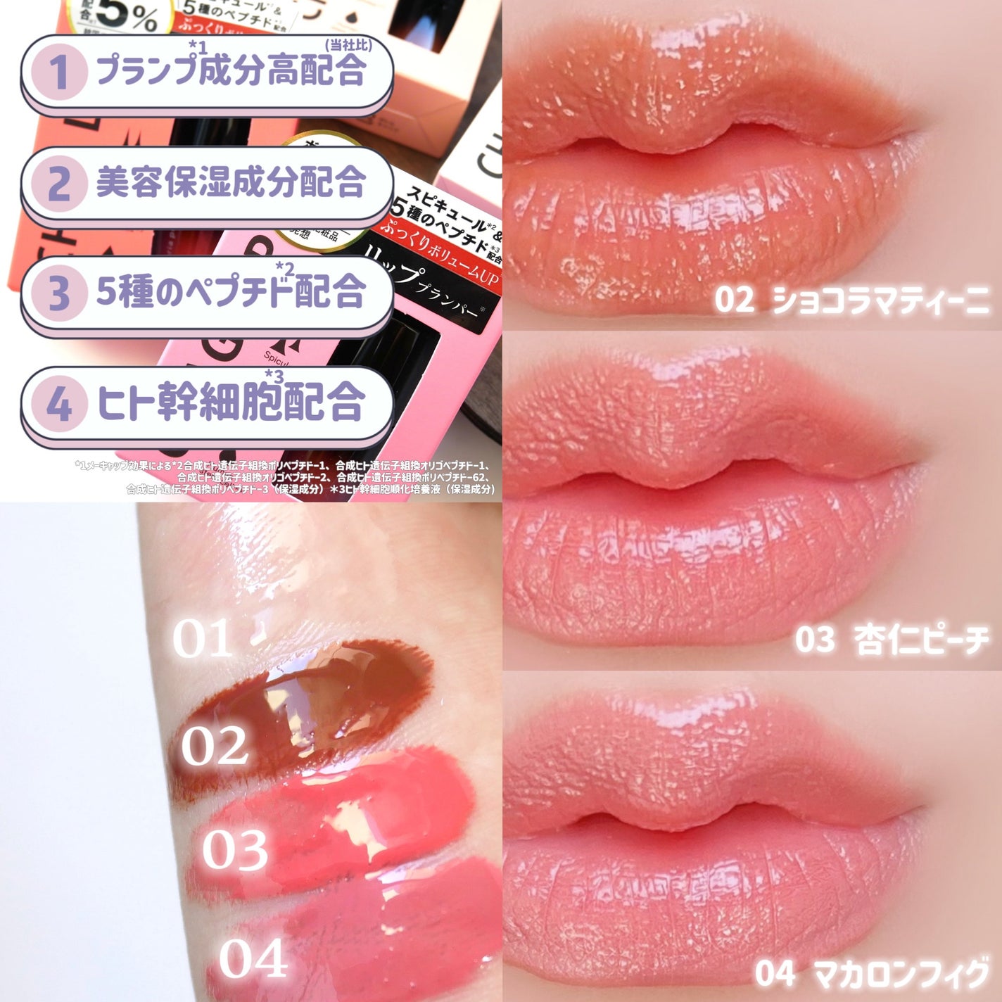 ジュエリアプレミアム チャグリップ/ジュエリアプレミアム/リップグロスを使ったクチコミ(3枚目)