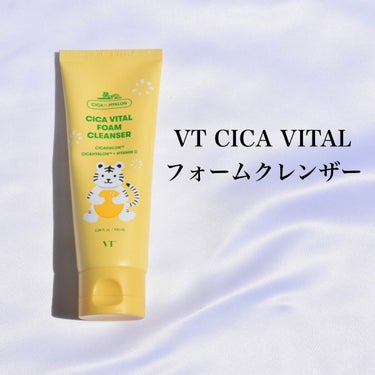 VT シカバイタル フォームクレンザーのクチコミ「VT Cosmetics
VT シカバイタル フォームクレンザー


硬めのテクスチャーの洗顔.....」（1枚目）