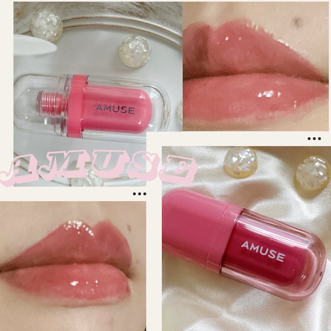 ジェルフィットティント/AMUSE/リップティントを使ったクチコミ(1枚目)