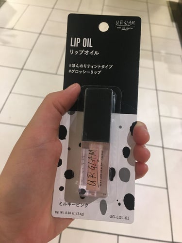 UR GLAM　LIP OIL 01 ミルキーピンク/U R GLAM/リップグロスを使ったクチコミ（1枚目）