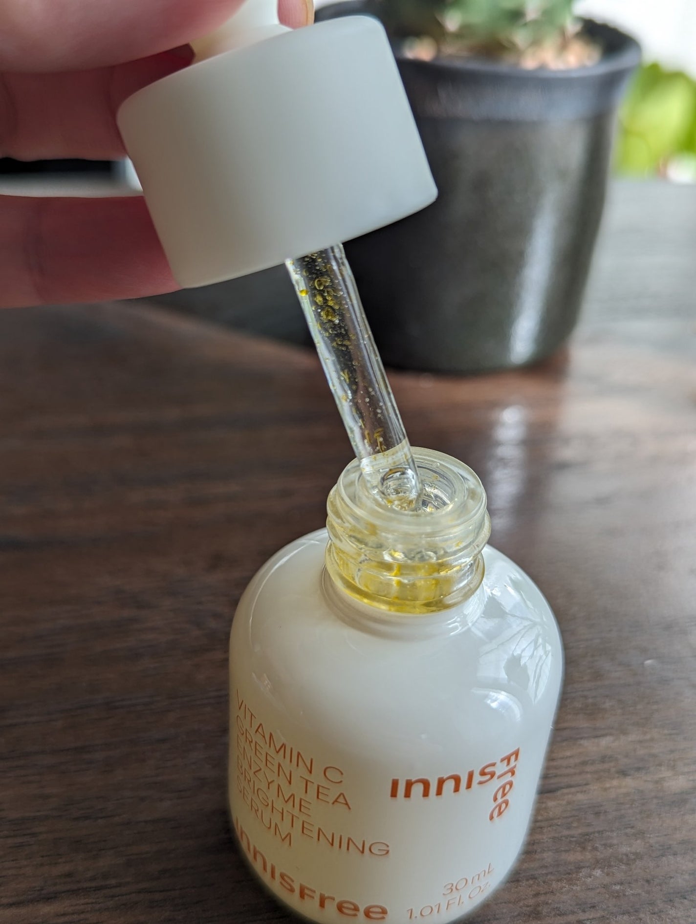 ビタC グリーンティーエンザイム ブライト セラム/innisfree/美容液を使ったクチコミ(2枚目)