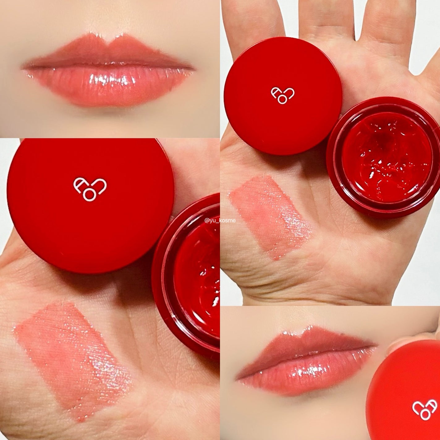 GLOWY TINT BALM/AOU/リップグロスを使ったクチコミ(6枚目)