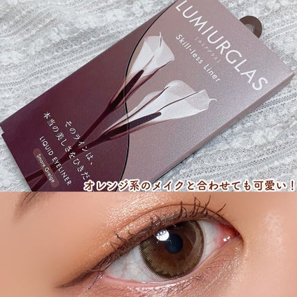 スキルレスライナー/LUMIURGLAS/リキッドアイライナーを使ったクチコミ(3枚目)