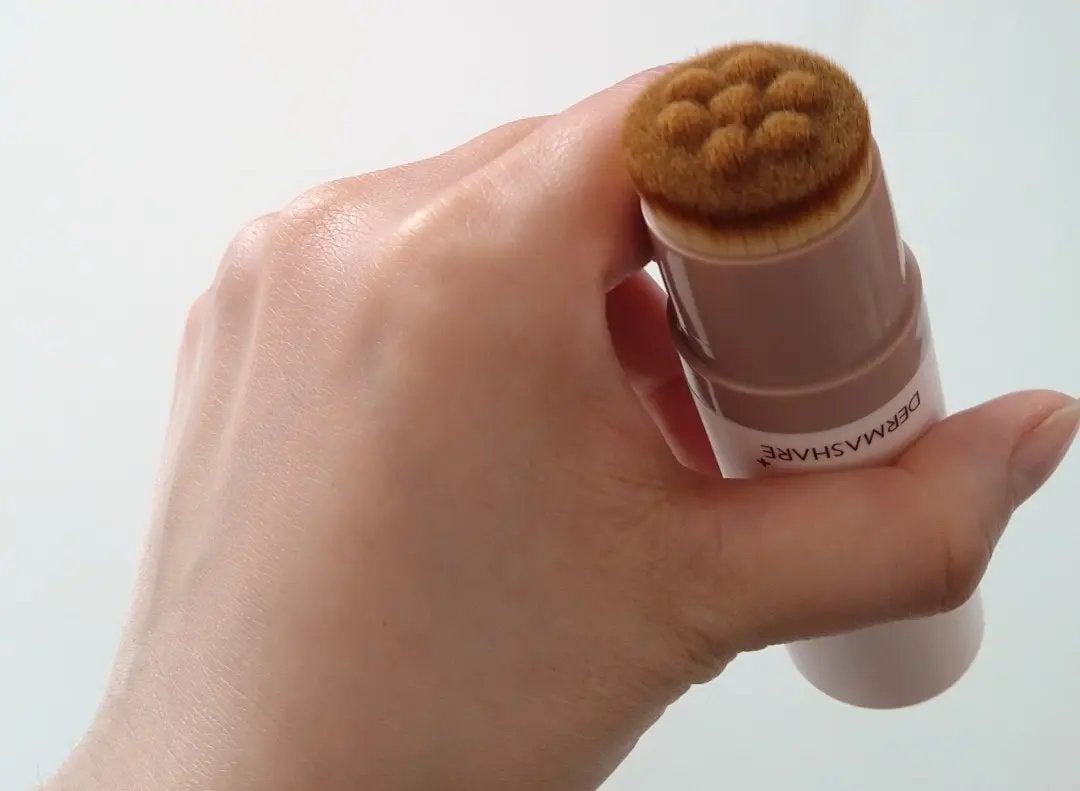 ヴィーガンナチュラルカバースティックファンデーション/DERMASHARE/その他ファンデーションを使ったクチコミ(3枚目)