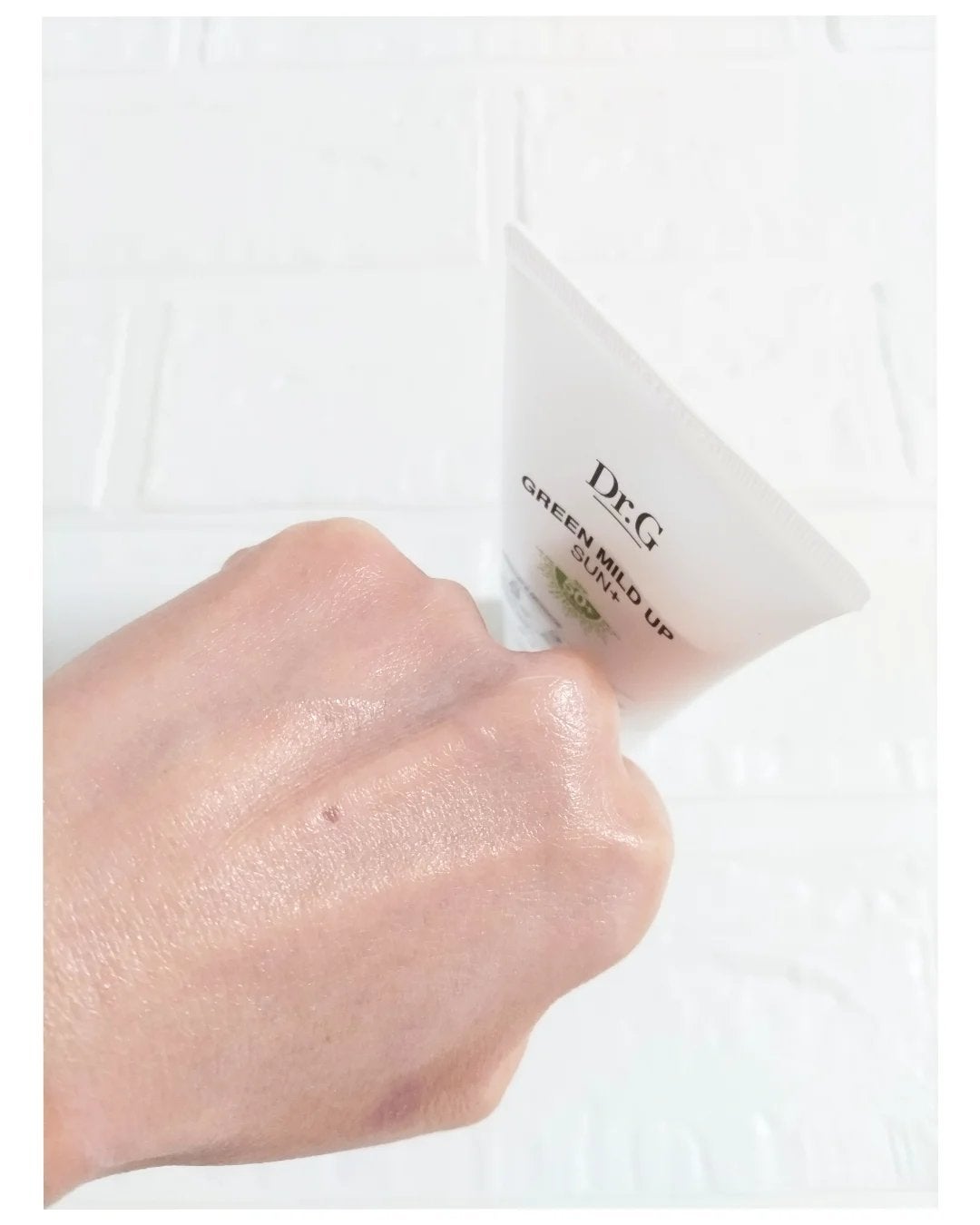 グリーンマイルドアップサンプラス/Dr.G/日焼け止めクリームを使ったクチコミ(5枚目)