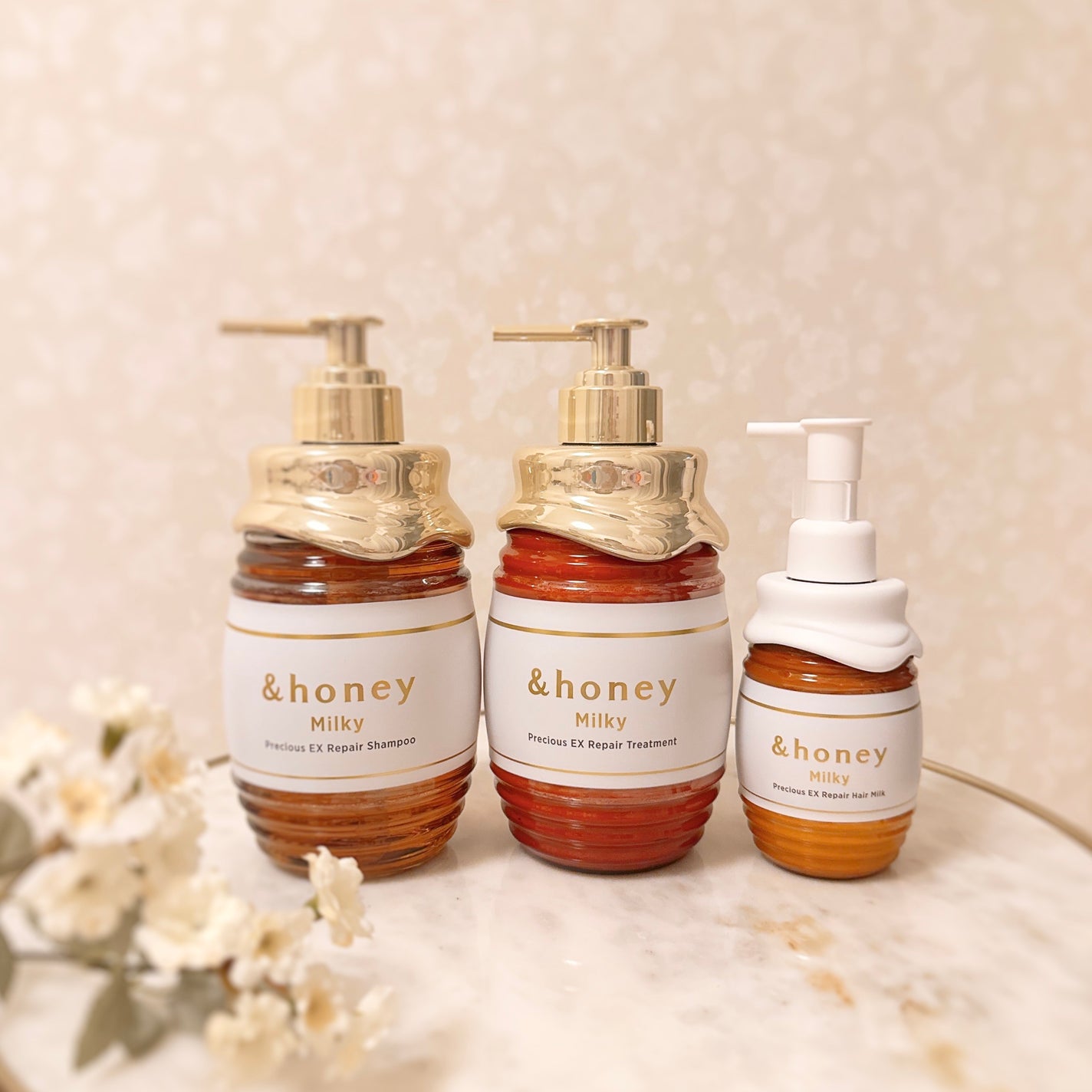 ミルキー プレシャス EX リペア シャンプー1.0 / ヘアトリートメント2.0/&honey/市販シャンプーを使ったクチコミ(1枚目)