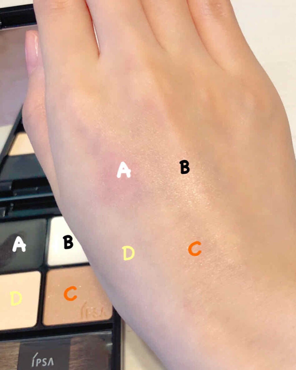 デザイニング フェイスカラーパレット/IPSA/プレストパウダーを使ったクチコミ(3枚目)