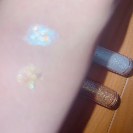 リキッド グリッター シャドウ/rom&nd/グリッターを使ったクチコミ(4枚目)