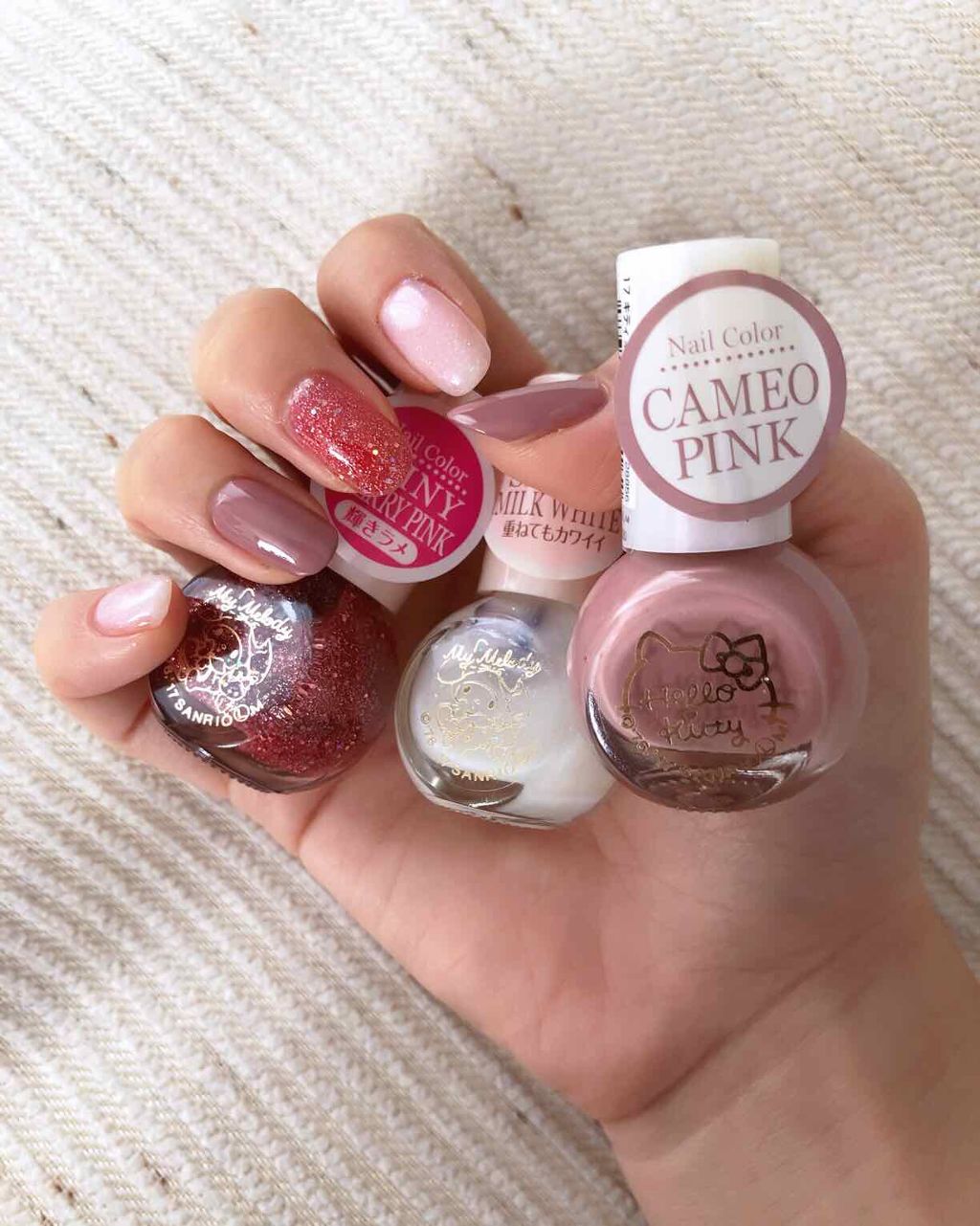 サンリオネイル/DAISO/マニキュアを使ったクチコミ(2枚目)