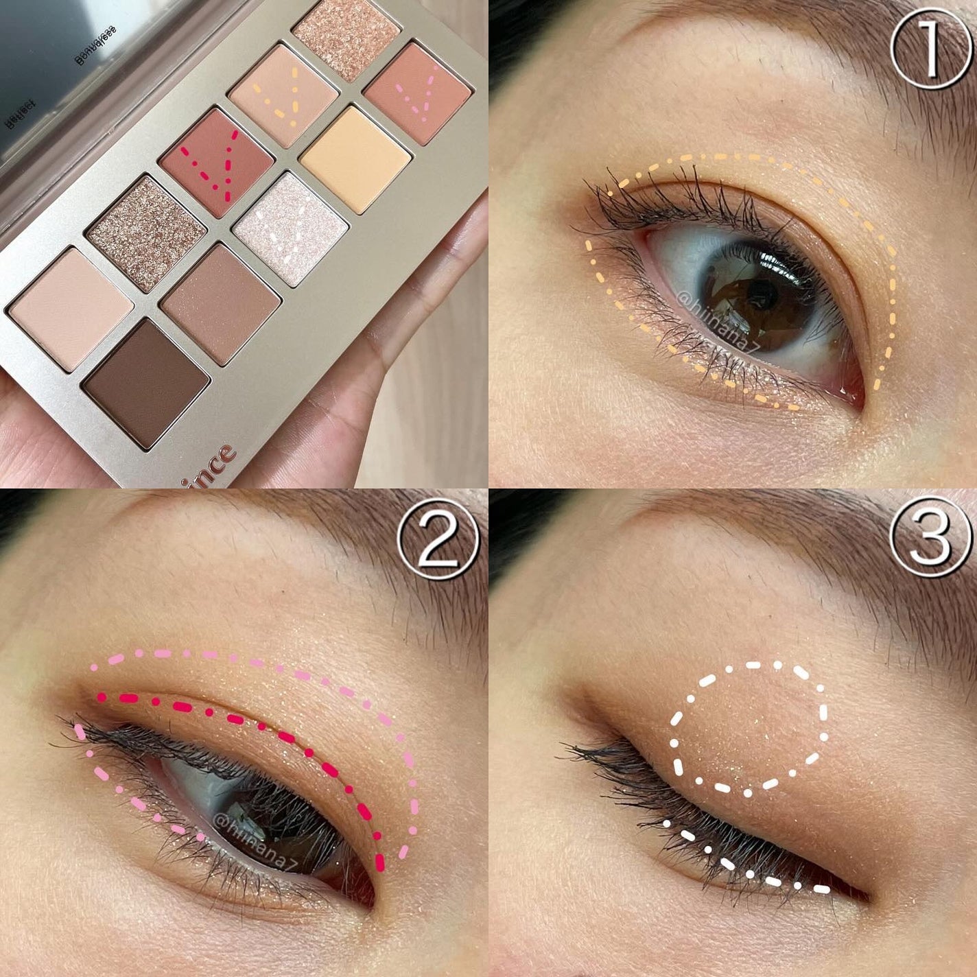 ニューデップスアイシャドウパレット/hince/アイシャドウパレットを使ったクチコミ(5枚目)