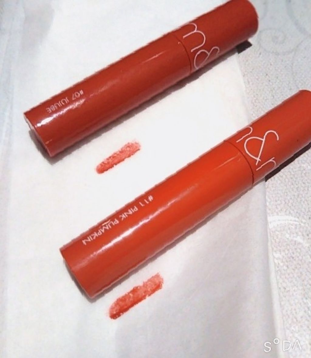 ジューシーラスティングティント/rom&nd/リップティントを使ったクチコミ（1枚目）