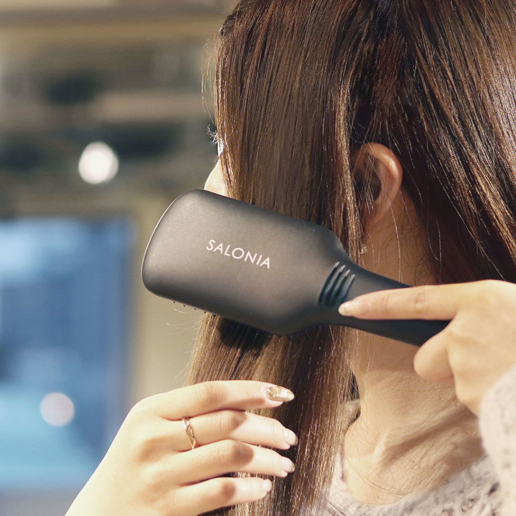 SALONIA ストレートヒートブラシ/SALONIA/ヒートブラシを使ったクチコミ（2枚目）