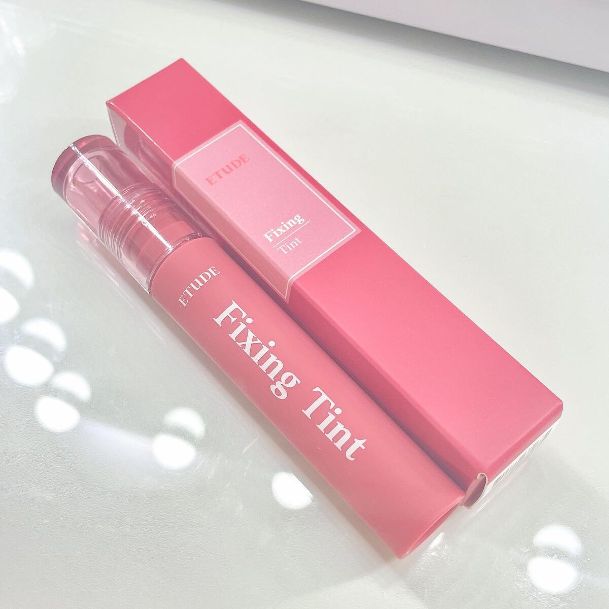 フィクシングティント ローズブレンディング（新パッケージ）/ETUDE/リップティントを使ったクチコミ（2枚目）