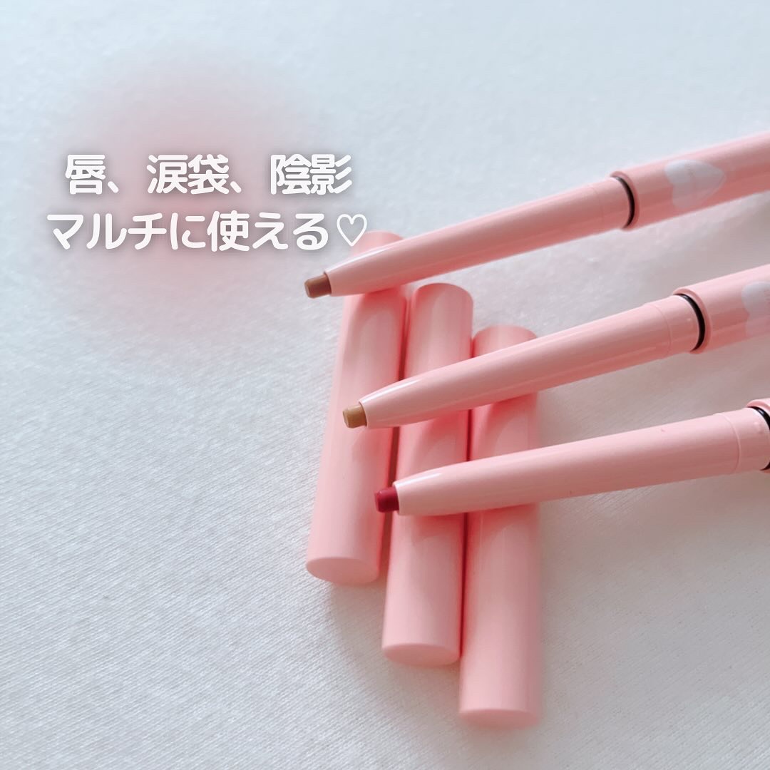 プリップライナー リップピンク/WHOMEE/リップライナーを使ったクチコミ（2枚目）