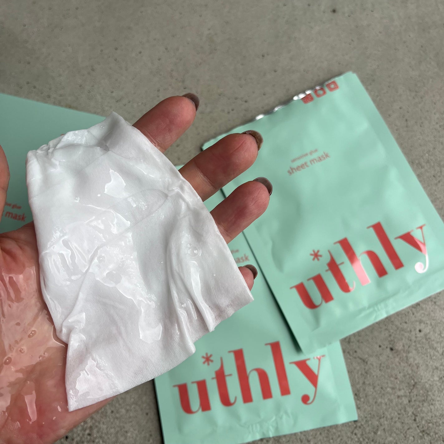 センシティブグルーマスク/uthly/シートマスク・パックを使ったクチコミ(2枚目)