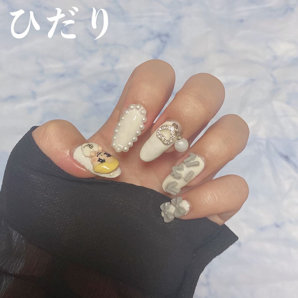 ネイルシール/セリア/ネイルシールを使ったクチコミ(3枚目)