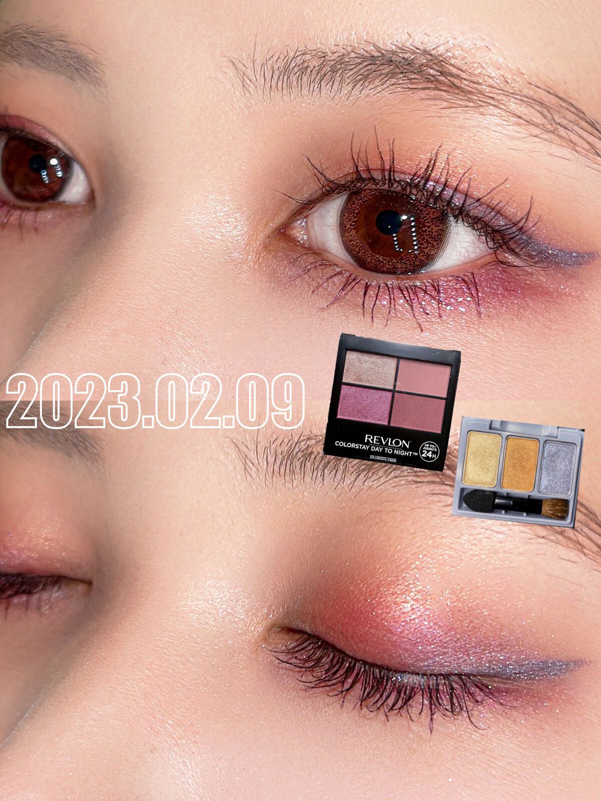 スリーサムデザイニングアイカラー/& WOLF/アイシャドウパレットを使ったクチコミ(1枚目)