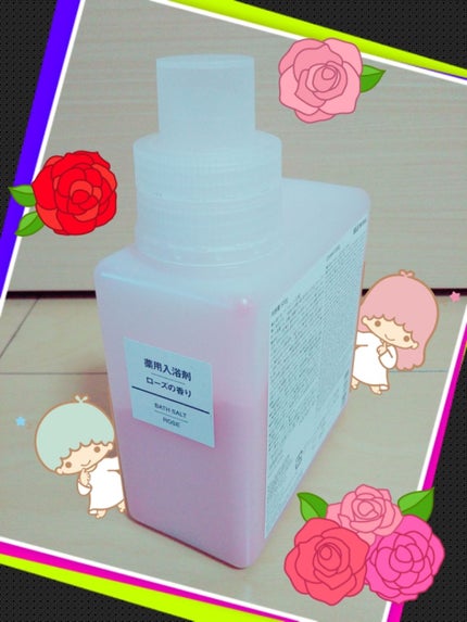 無印良品 薬用入浴剤・ローズの香りのクチコミ「❤無印良品
『薬用入浴剤・ローズの香り』
ここ何年かはとにかく頂き物が多かった、
入浴剤やバ.....」(1枚目)