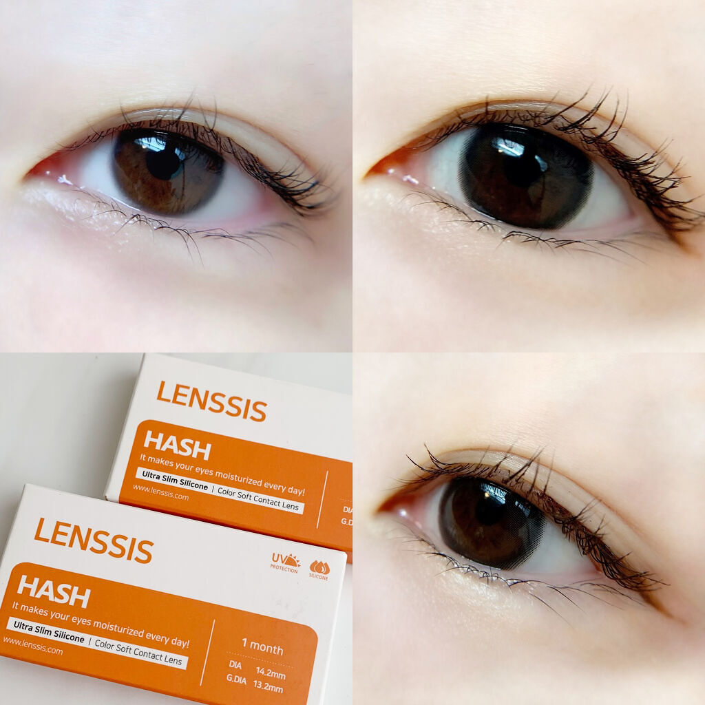 ハッシュシリーズ/LENSSIS/カラーコンタクトレンズを使ったクチコミ（2枚目）