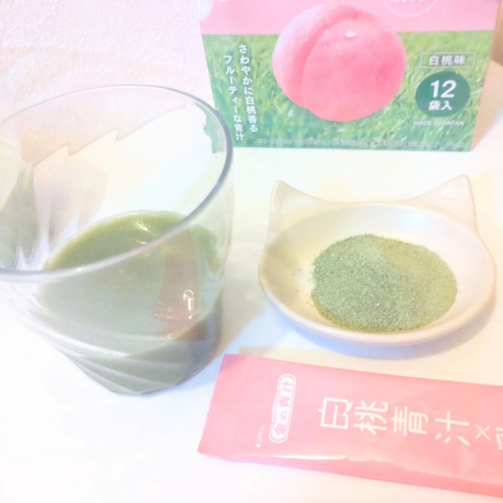 金の青汁® 白桃青汁×乳酸菌/日本薬健/青汁を使ったクチコミ(3枚目)