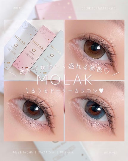MOLAK 1day/MOLAK/ワンデー(1DAY)カラコンを使ったクチコミ(1枚目)