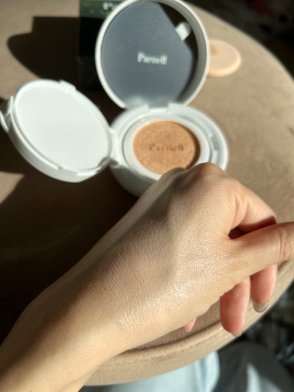 シカマヌ セラム クッションファンデ/parnell/クッションファンデーションを使ったクチコミ(2枚目)