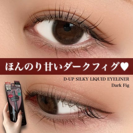 シルキーリキッドアイライナーWP/D-UP/リキッドアイライナーを使ったクチコミ(1枚目)