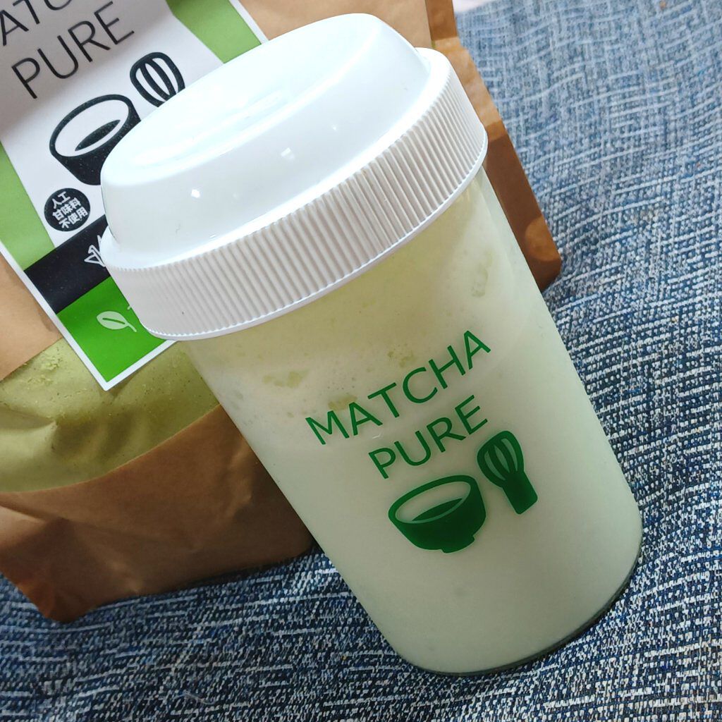 MATCHA PURE（プロテインパウダー）/ピュアパートナー/ソイプロテインを使ったクチコミ（3枚目）