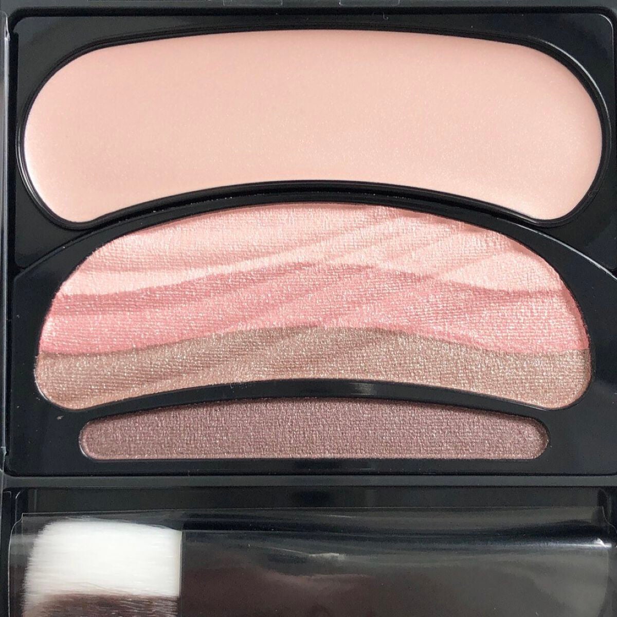 ブラシひと塗りシャドウN/オーブ/アイシャドウパレットを使ったクチコミ(3枚目)