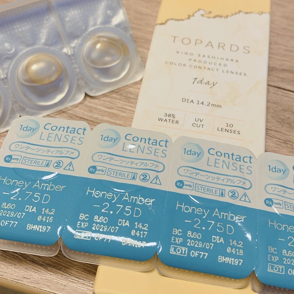 TOPARDS 1day/TOPARDS/ワンデー（１DAY）カラコンを使ったクチコミ（1枚目）