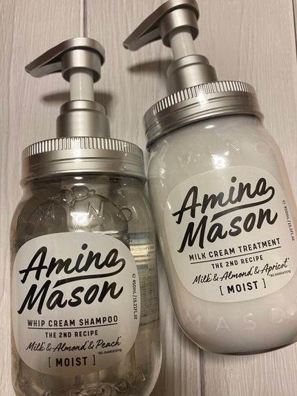 アミノメイソン ディープモイスト ホイップクリーム シャンプー/ミルククリーム ヘアトリートメント/アミノメイソン/市販シャンプーを使ったクチコミ(1枚目)