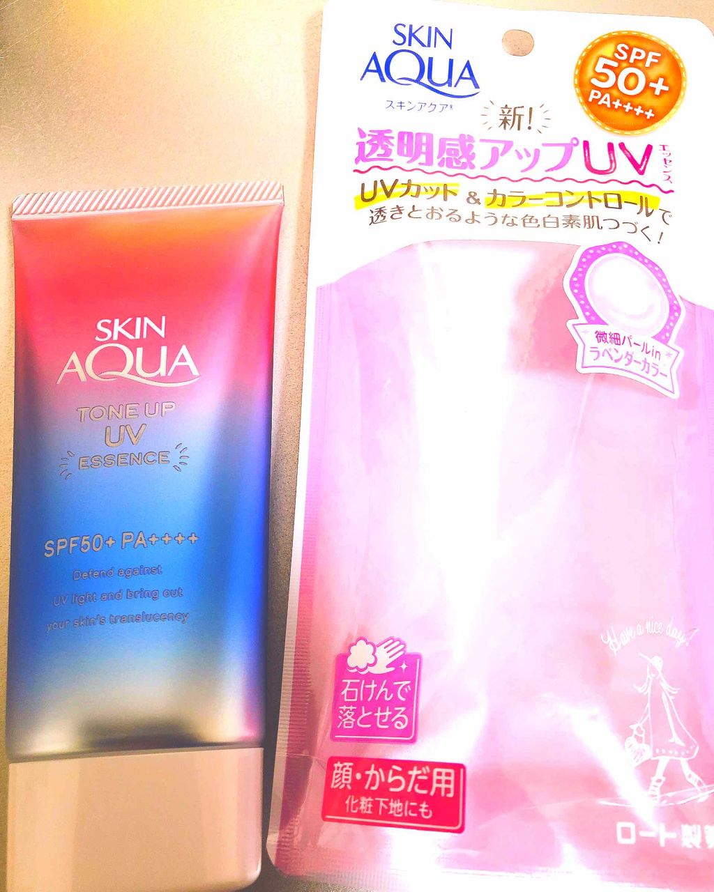 パラソーラ イルミスキンUVエッセンス（旧品）/パラソーラ/日焼け止め・UVケアを使ったクチコミ（1枚目）