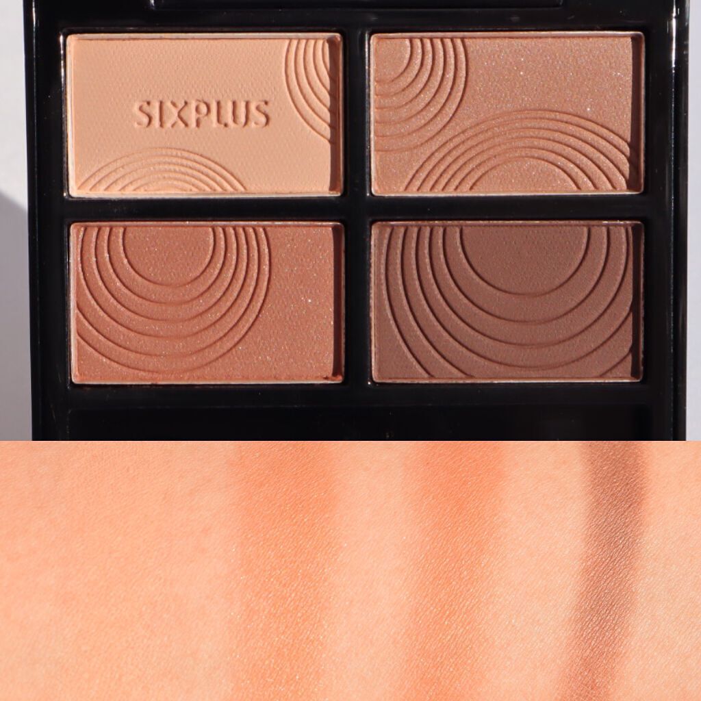 SIXPLUS 4色アイシャドウ/SIXPLUS/アイシャドウパレットを使ったクチコミ（3枚目）