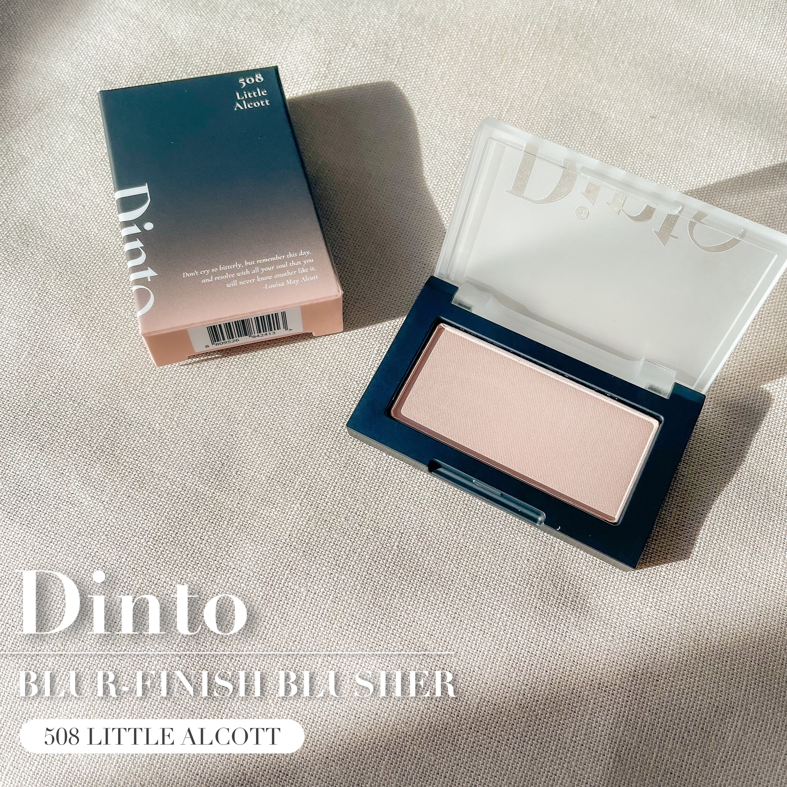 ブラーフィニシュブラッシャー/Dinto/パウダーチークを使ったクチコミ（1枚目）