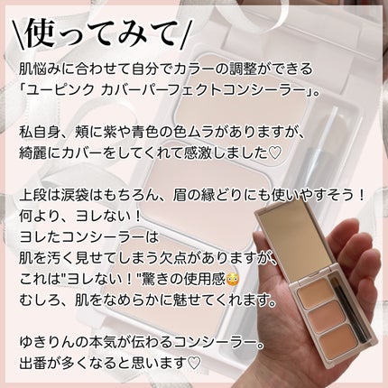 カバーパーフェクトコンシーラー/upink/パレットコンシーラーを使ったクチコミ(6枚目)