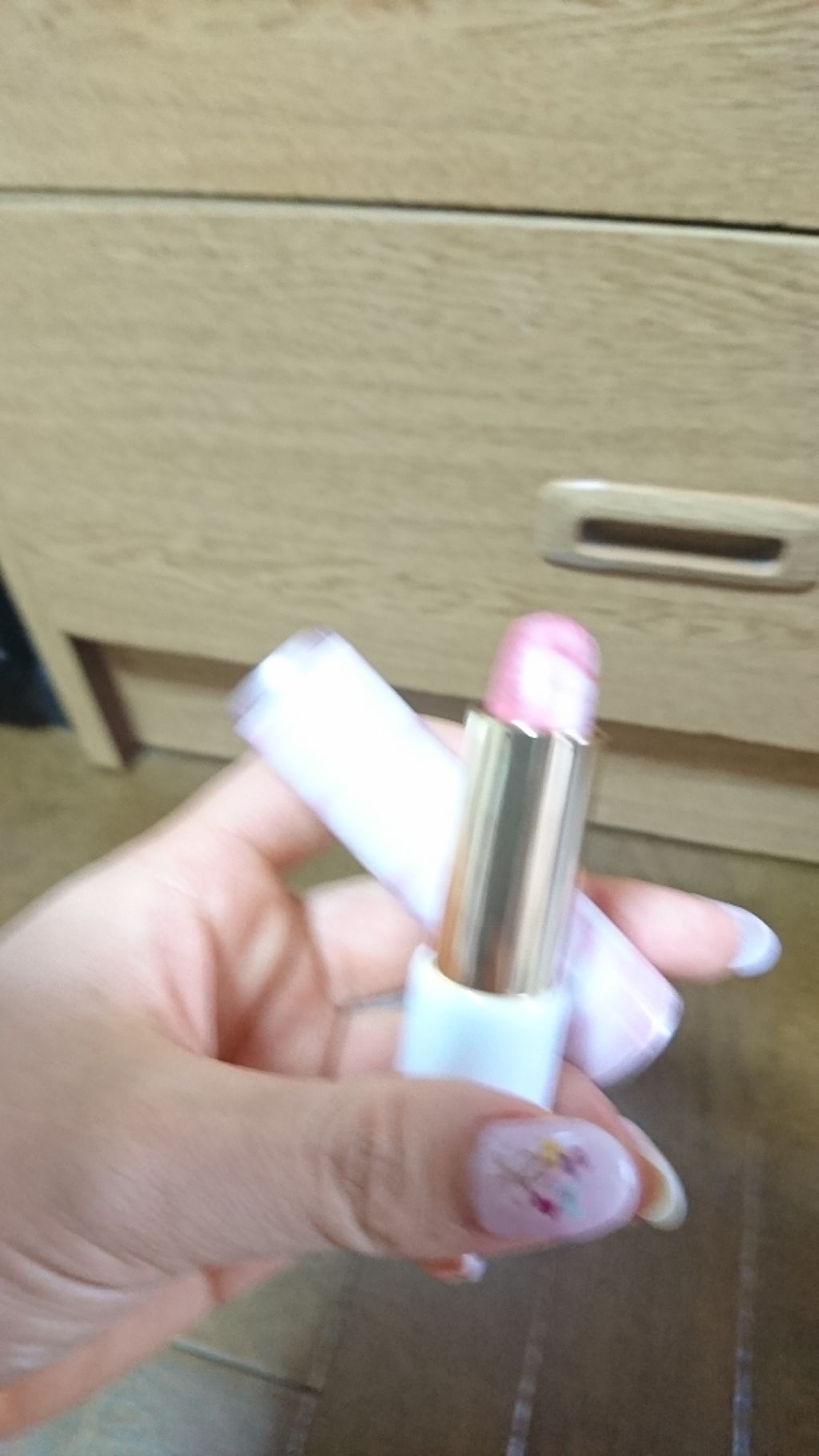 ラプソリュ トーン アップ バーム 601 ロゼマーブル/LANCOME/口紅を使ったクチコミ（1枚目）