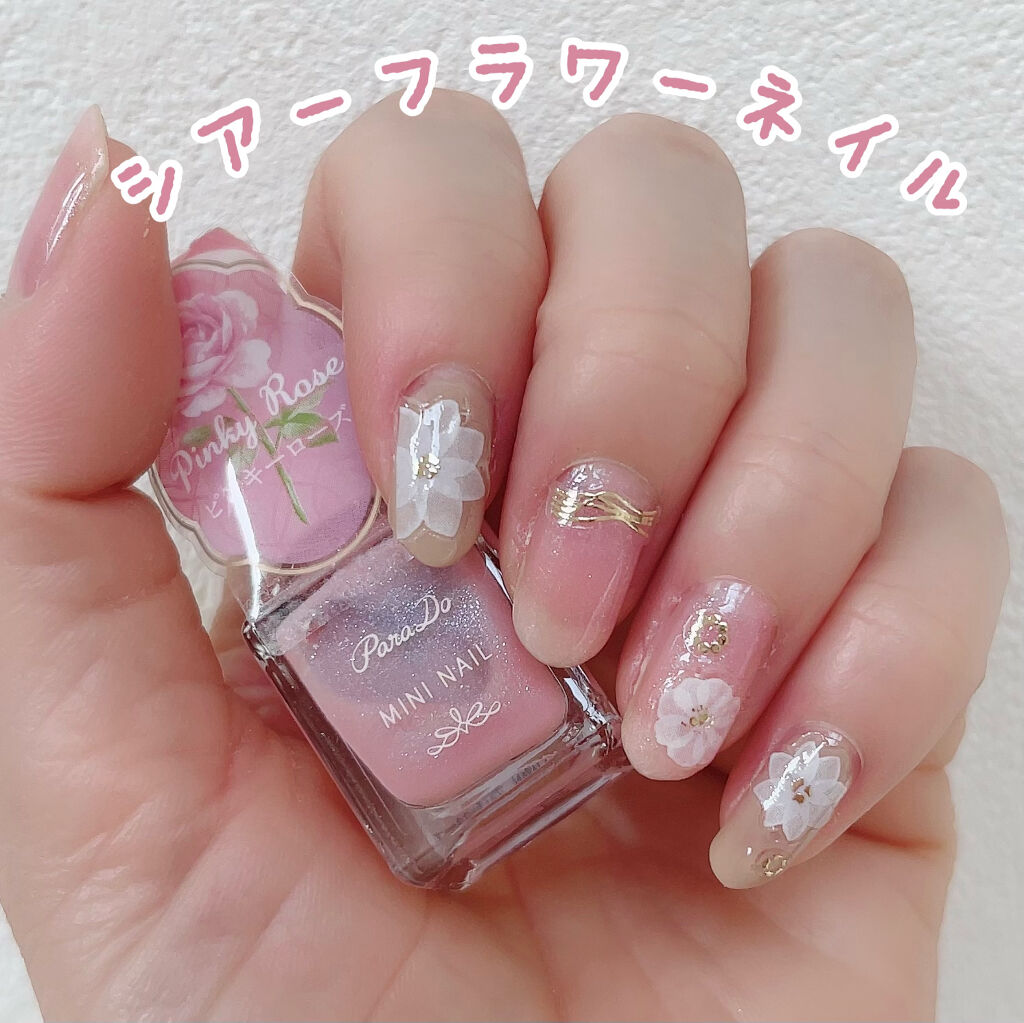 #ネイル,#春ネイル,#フラワーネイルのネイルデザイン